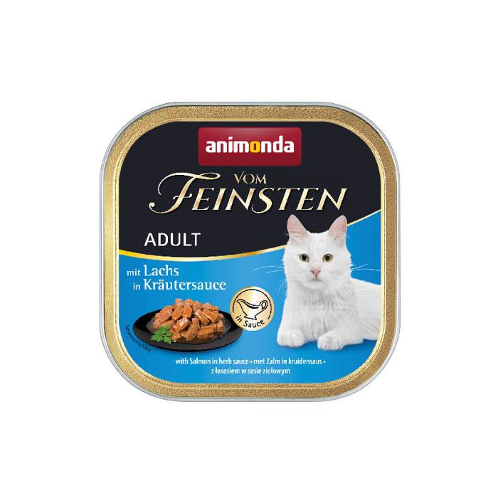 Консервы для кошек Animonda Vom Feinsten Adult, лосось в соусе, без злаков, 100г