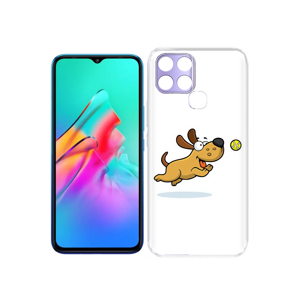 

Чехол MyPads Tocco для Infinix Smart 6 пёсик, Прозрачный, Tocco