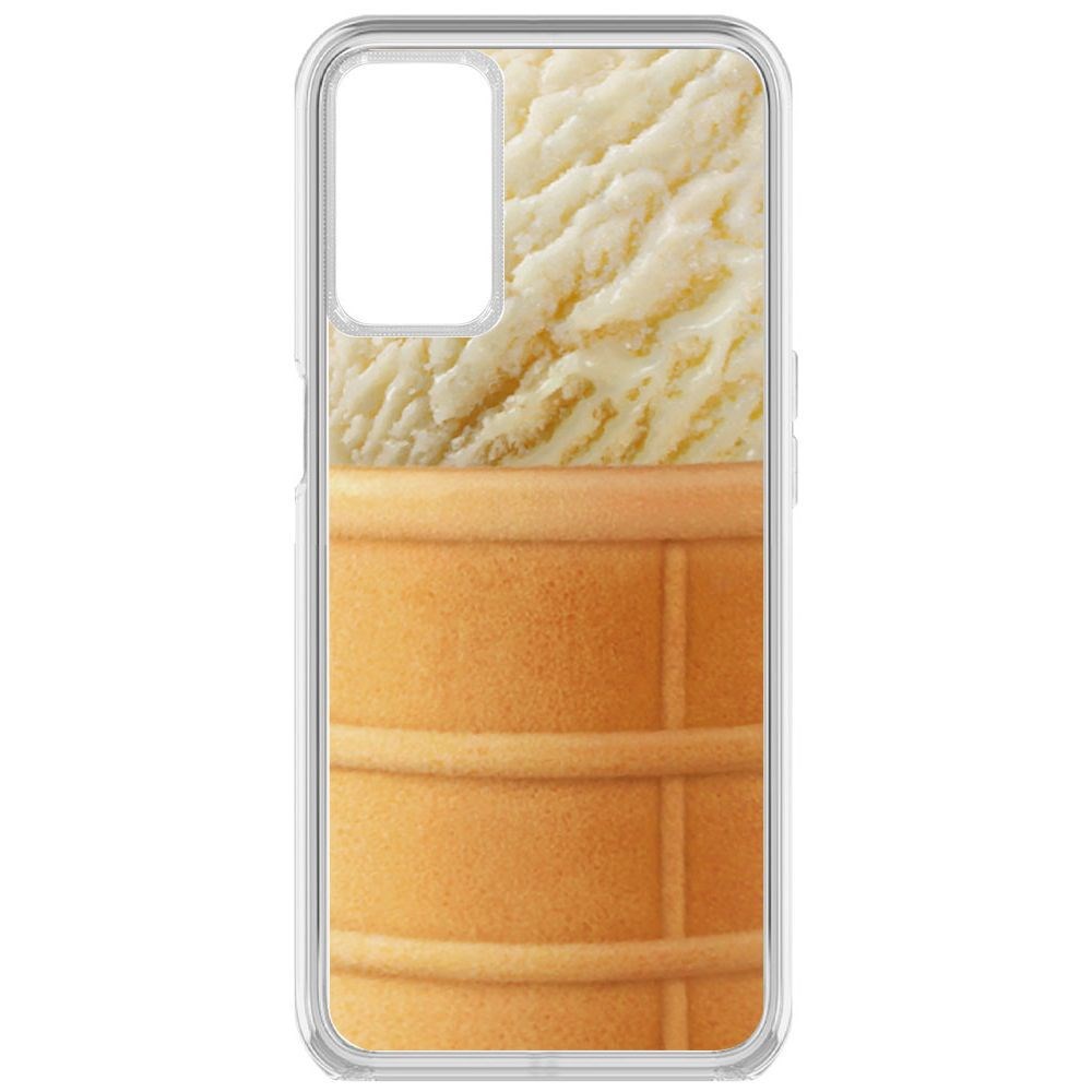 

Чехол-накладка Krutoff Clear Case Пломбир для Oppo A16, Прозрачный