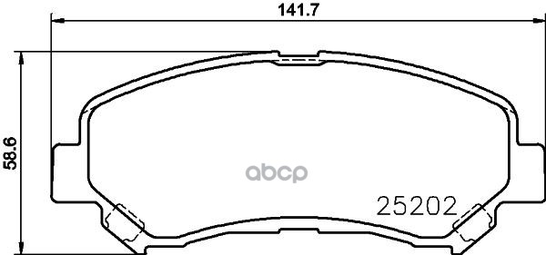 

Колодки тормозные перед NISSAN JUKE, MAXIMA VII, MAXIMA VIII, QASHQAI , QASHQAI +2 I, X-TR