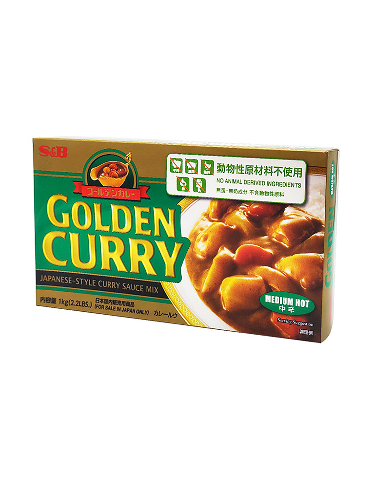 Соус овощной S&B Карри среднеострый GOLDEN CURRY, 1 кг