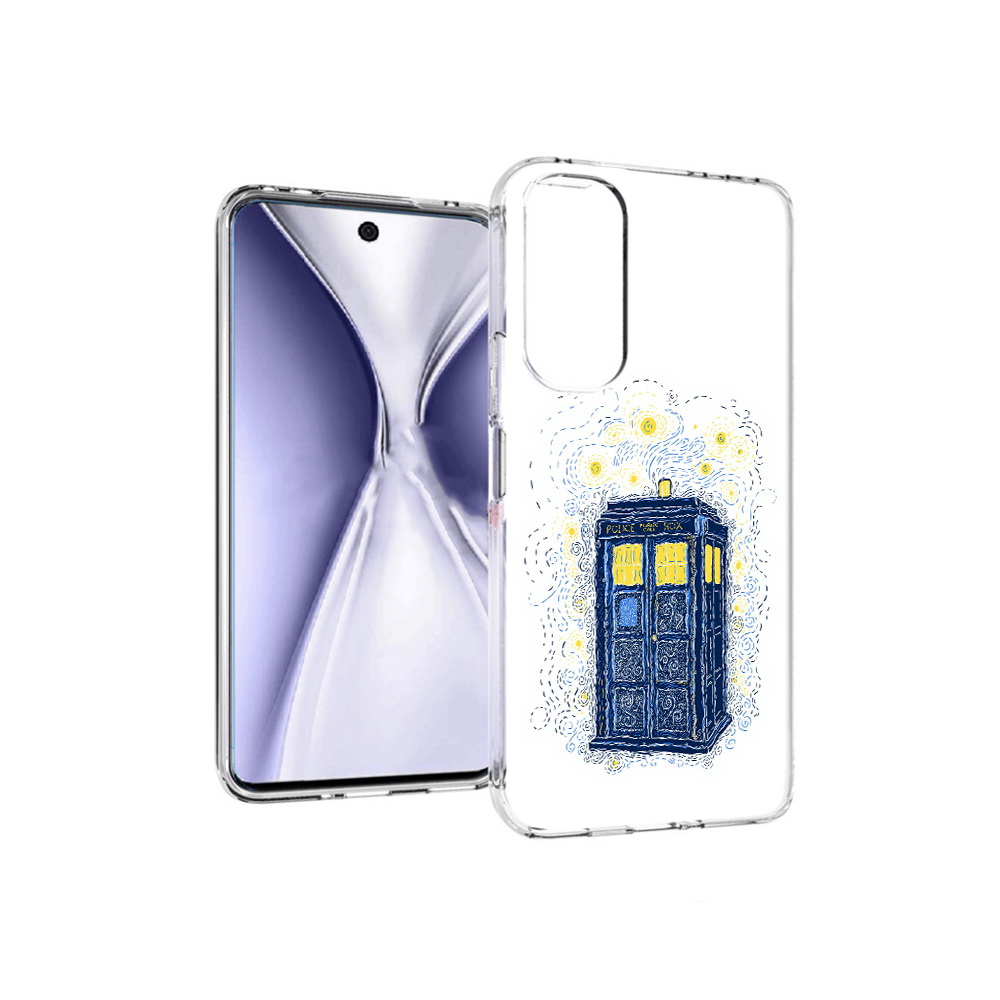 

Чехол MyPads Tocco для Huawei Honor X20 будка рисунок, Прозрачный, Tocco