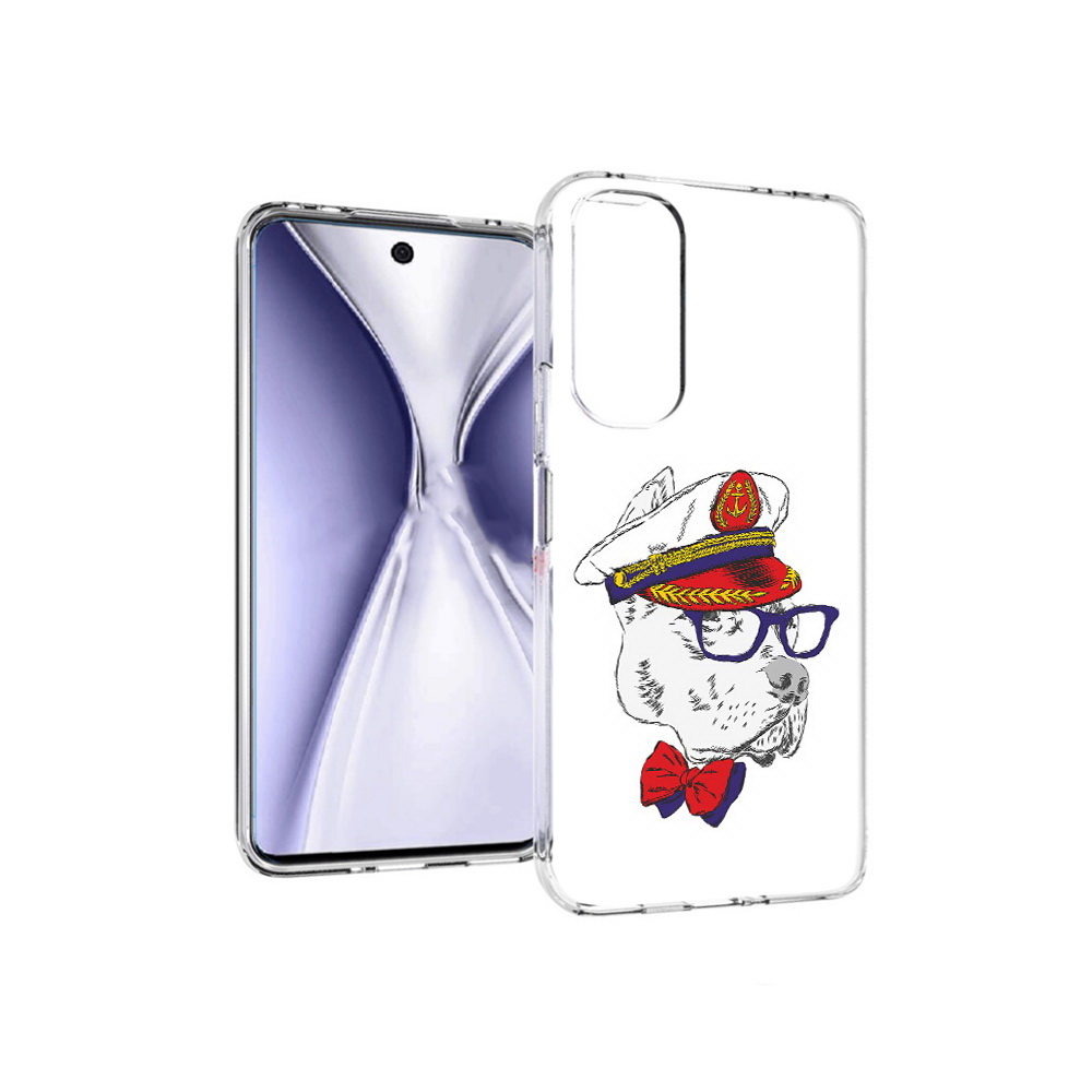 

Чехол MyPads Tocco для Huawei Honor X20 бульдог, Прозрачный, Tocco