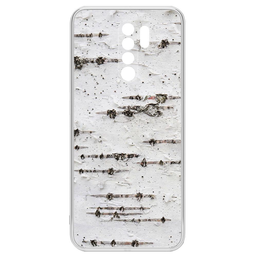 Чехол-накладка Krutoff Clear Case Березка для Xiaomi Redmi 9