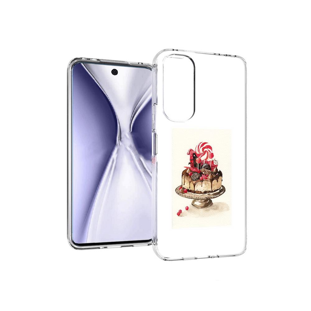 

Чехол MyPads Tocco для Huawei Honor X20 вкусный торт, Прозрачный, Tocco