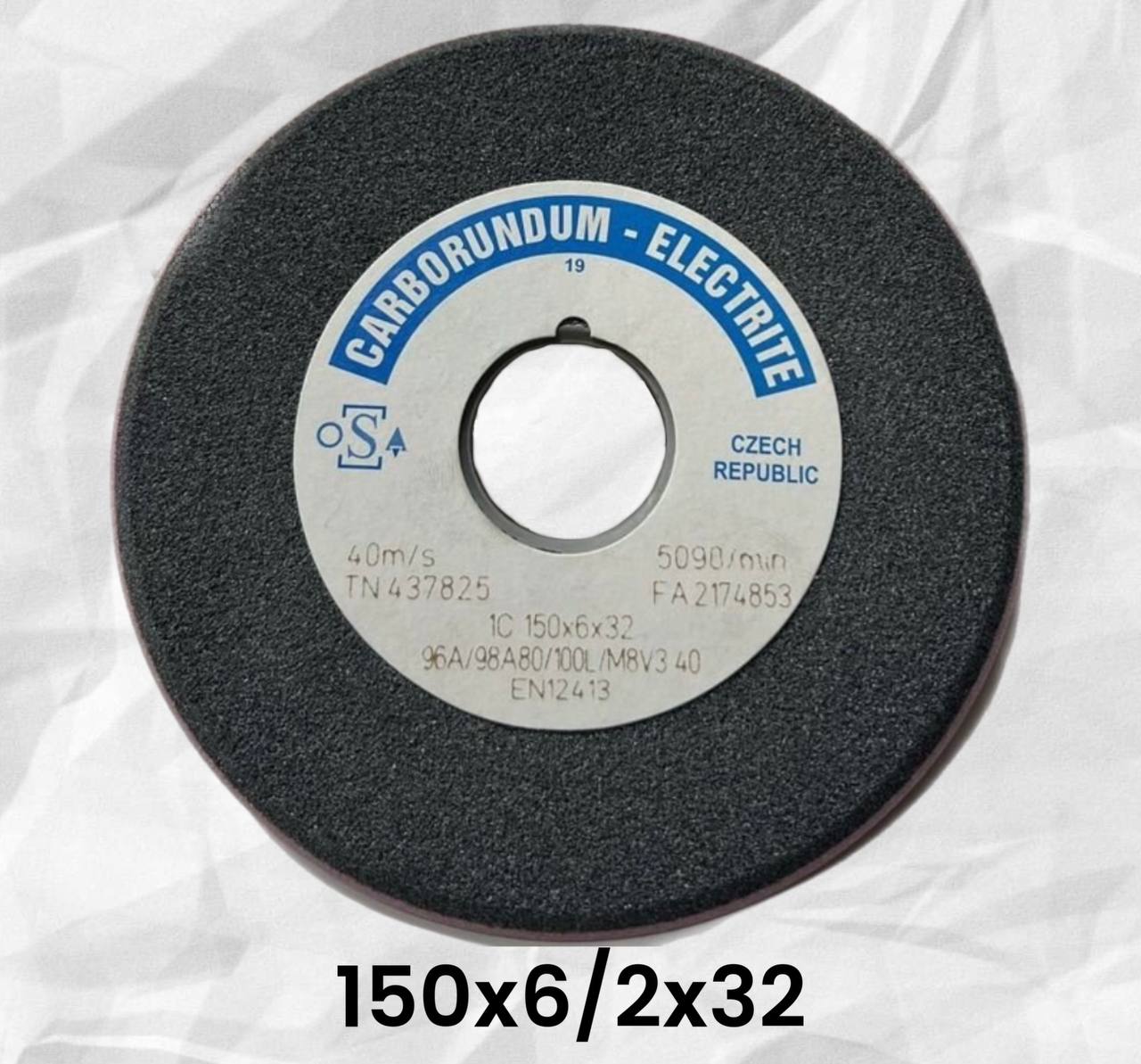 

Абразивный заточной круг Carborundum-Electrite 150х6/2х32 (сэндвич) заточка ленточных пил