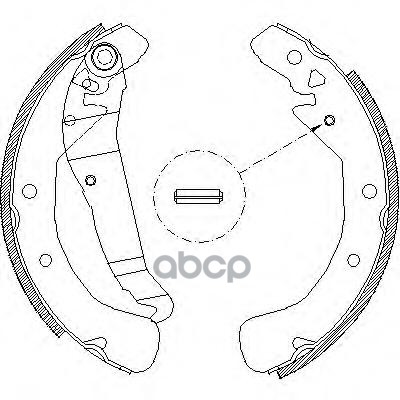 

4422.00_=589SBS=FSB545 !колодки барабанные Opel Astra F Van 1.4-1.7TD 96-98/Vectra B 1.6i