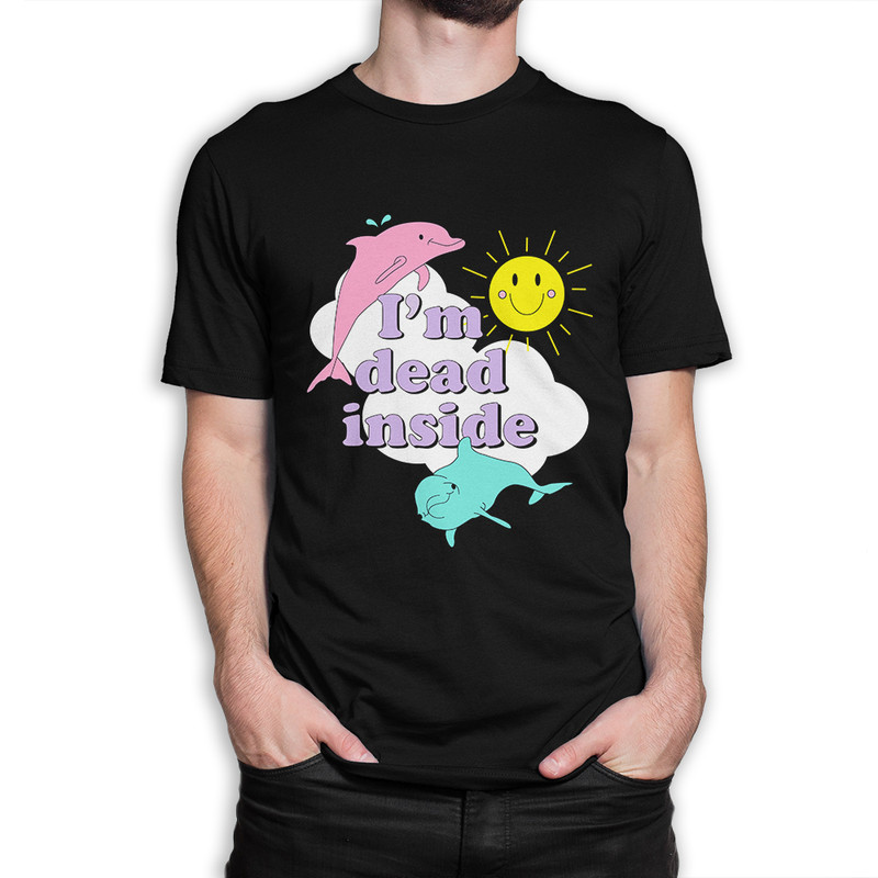 

Футболка мужская Dream Shirts Я Мёртв Внутри черная S, Черный, Я Мёртв Внутри