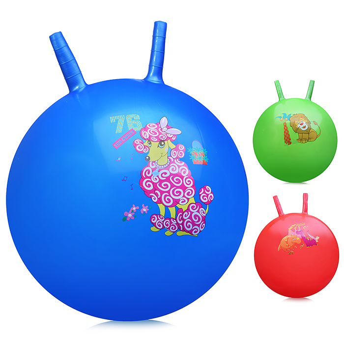 Мяч с рожками 45см (цвет в ассортименте)