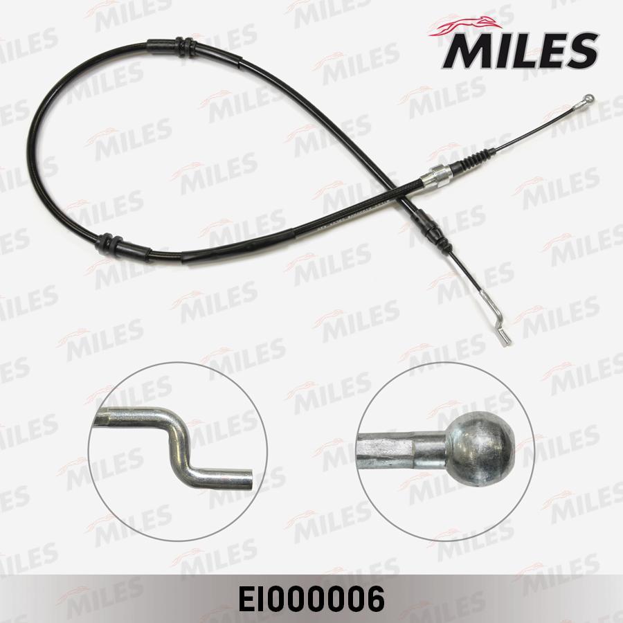 

MILES Трос стояночного тормоза VW MULTIVAN/T5 03- (1303мм)