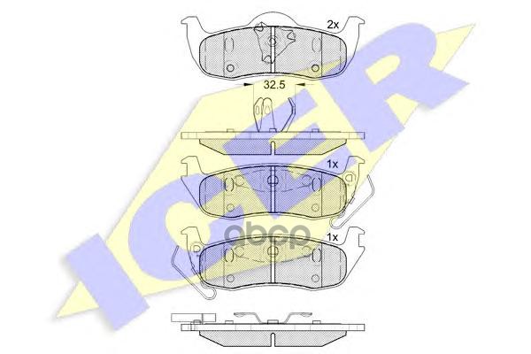 

Колодки дисковые задние Jeep Commander/GrandCherokee 3.0-5.7 V8 05> 181766