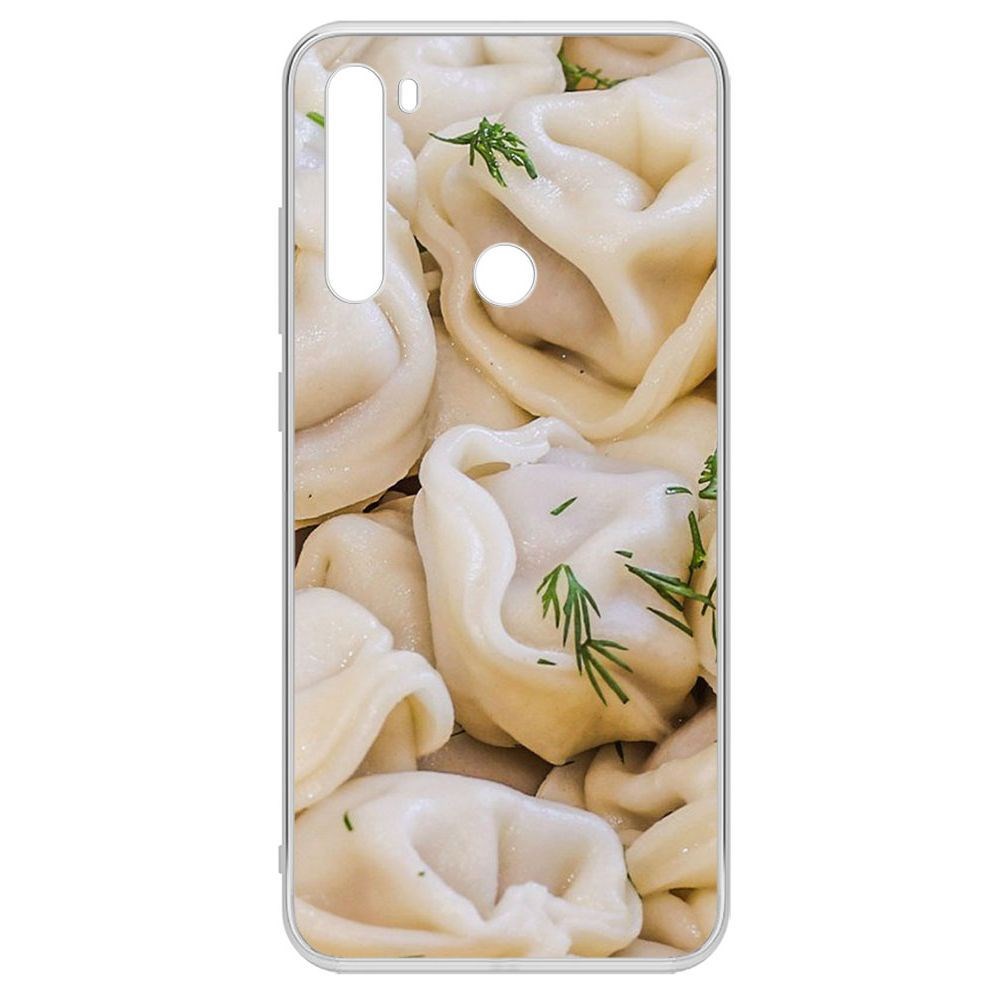 

Чехол-накладка Krutoff Clear Case Пельмешки для Xiaomi Redmi Note 8T
