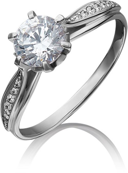 

Кольцо из белого золота р. , PLATINA jewelry 01-1144-00-501-1120-38, фианит, 01-1144-00-501-1120-38