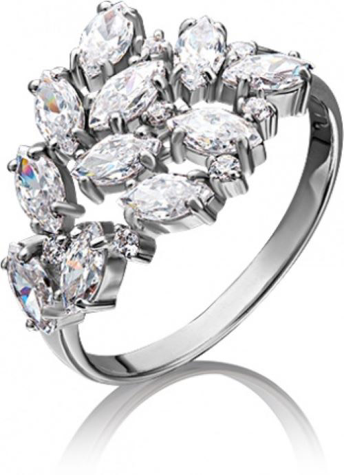 

Кольцо из золота р.  PLATINA jewelry 01-1154-00-501-1120-38, фианит, 01-1154-00-501-1120-38