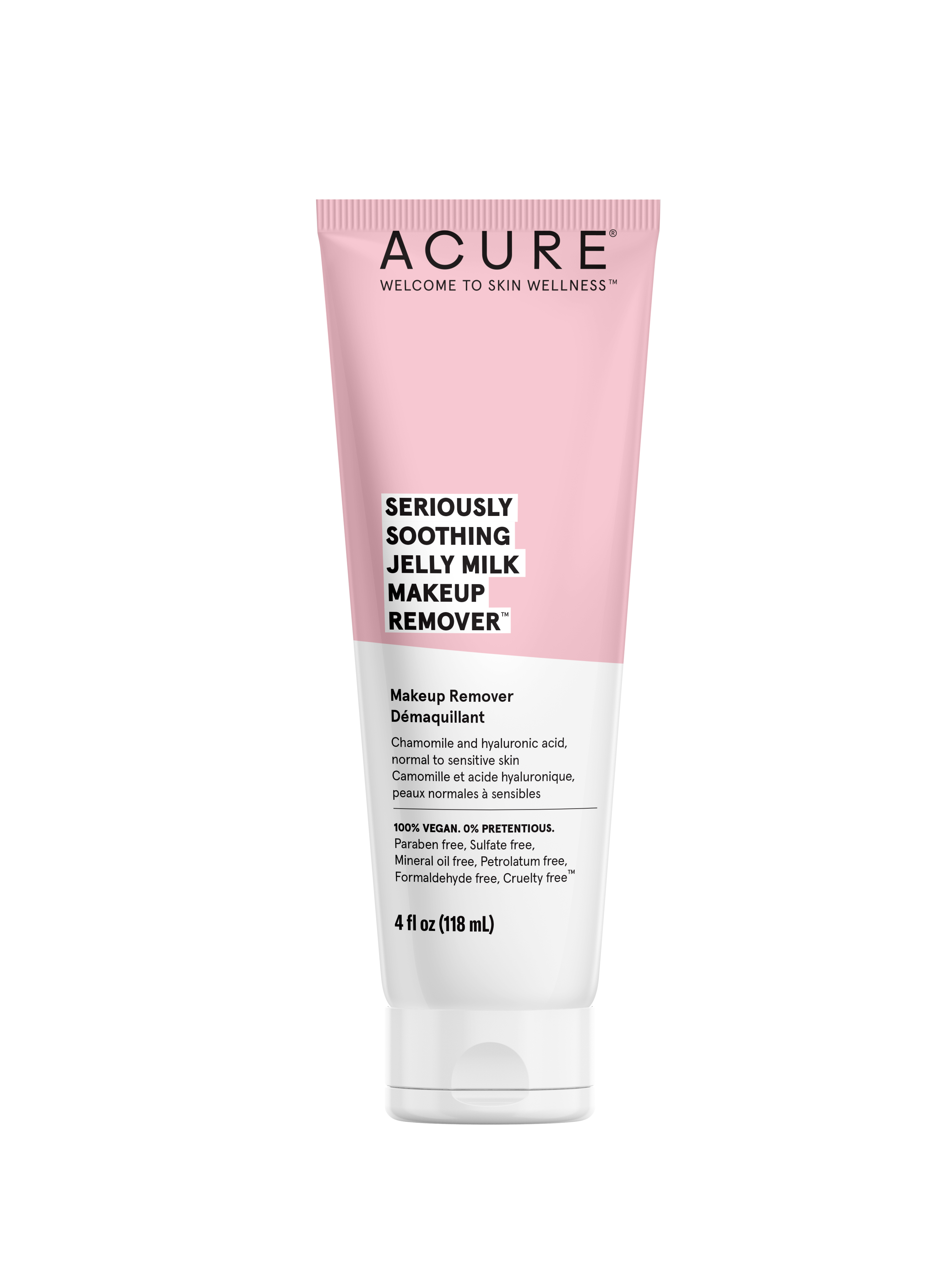 фото Молочко для снятия макияжа acure seriously soothing jelly milk makeup remover 118 мл