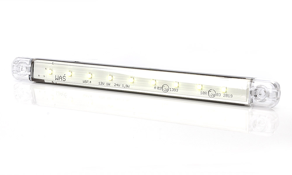 Фонарь Габаритный [Светодиод] Super Slim Белый 9 Led 12v/24v WAS арт. 719