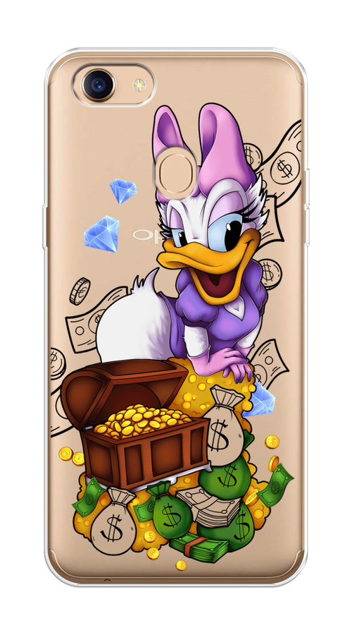 

Чехол на Oppo F5 "Rich Daisy Duck", Коричневый;белый;фиолетовый, 250250-6