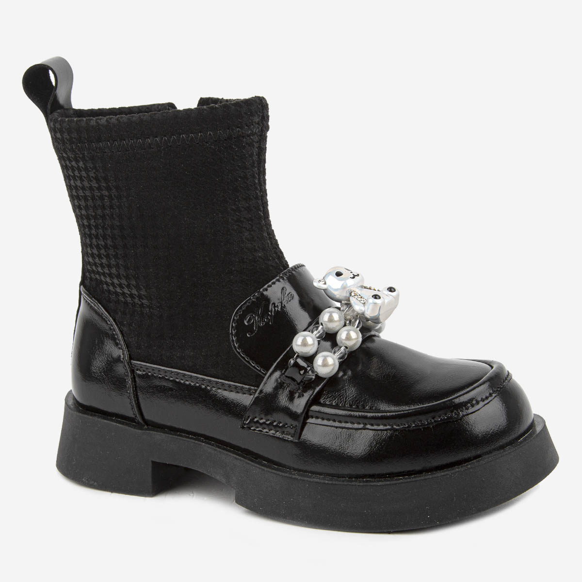 Туфли детские Kapika 22889к-1, цвет черный, размер 28 EU
