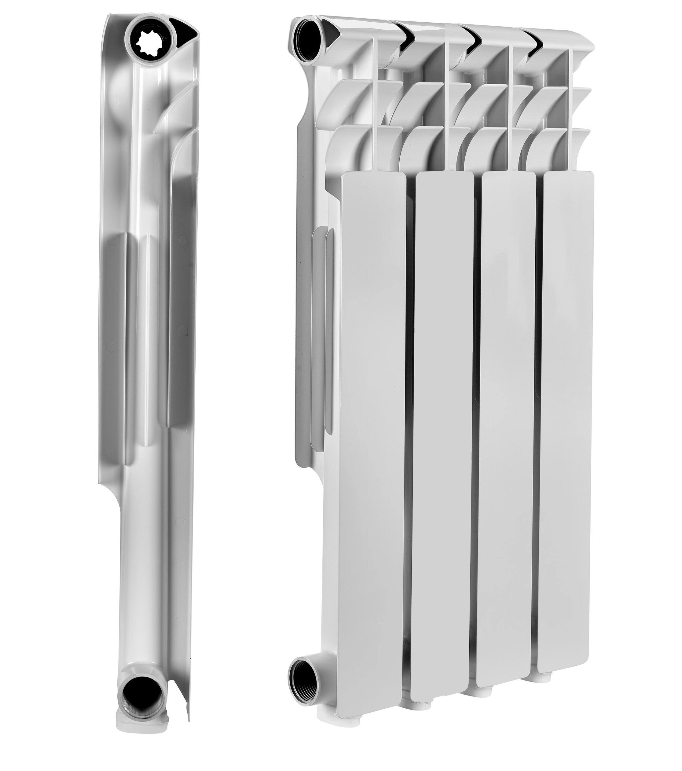 Секционный радиатор отопления МЕТАЛЛСЕРВИС THERMA Q1 500/80 AL 1223456 коврик для фитнеса секционный