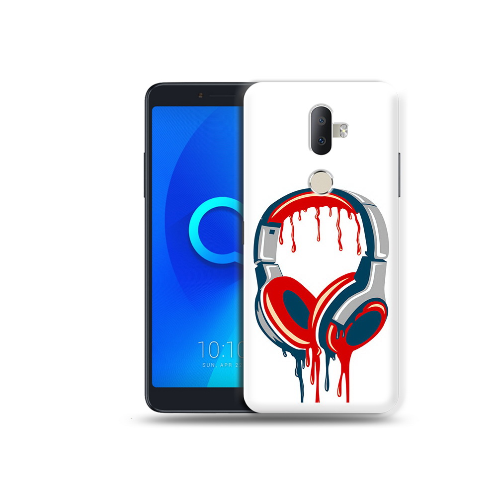 

Чехол MyPads Tocco для Alcatel 3V не делай громко, Прозрачный, Tocco