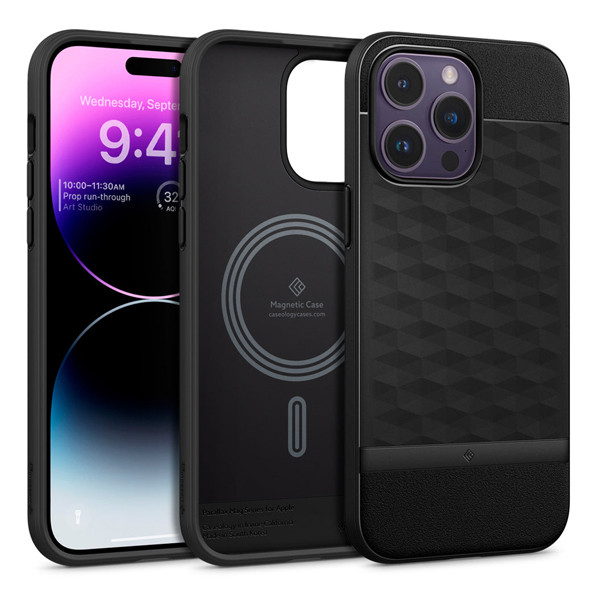 

Чехол Caseology Parallax Mag MagSafe для iPhone 14 Pro Max Matte Black (ACS04858), Черный, Parallax Mag MagSafe