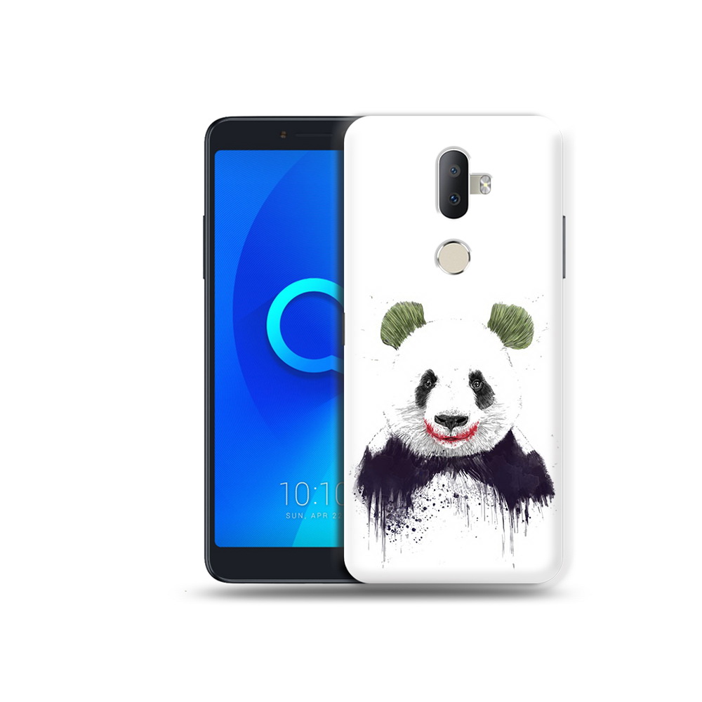 

Чехол MyPads Tocco для Alcatel 3V панда джокер, Прозрачный, Tocco