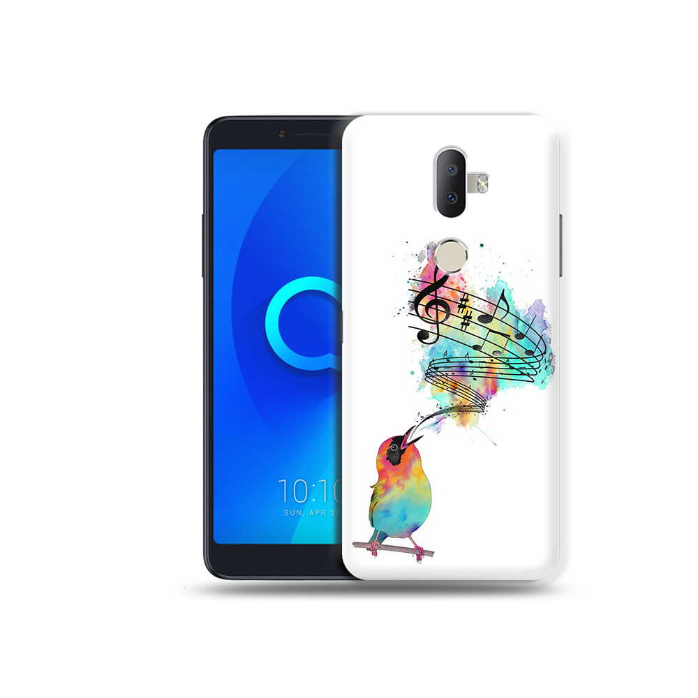 

Чехол MyPads Tocco для Alcatel 3V певчая птичка, Прозрачный, Tocco