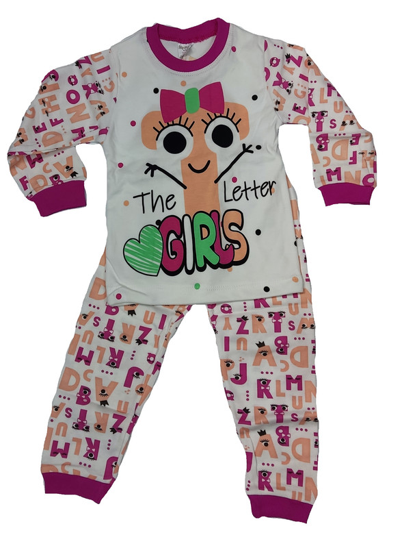 Пижама детская Supermini 68041-104, розовый, 104