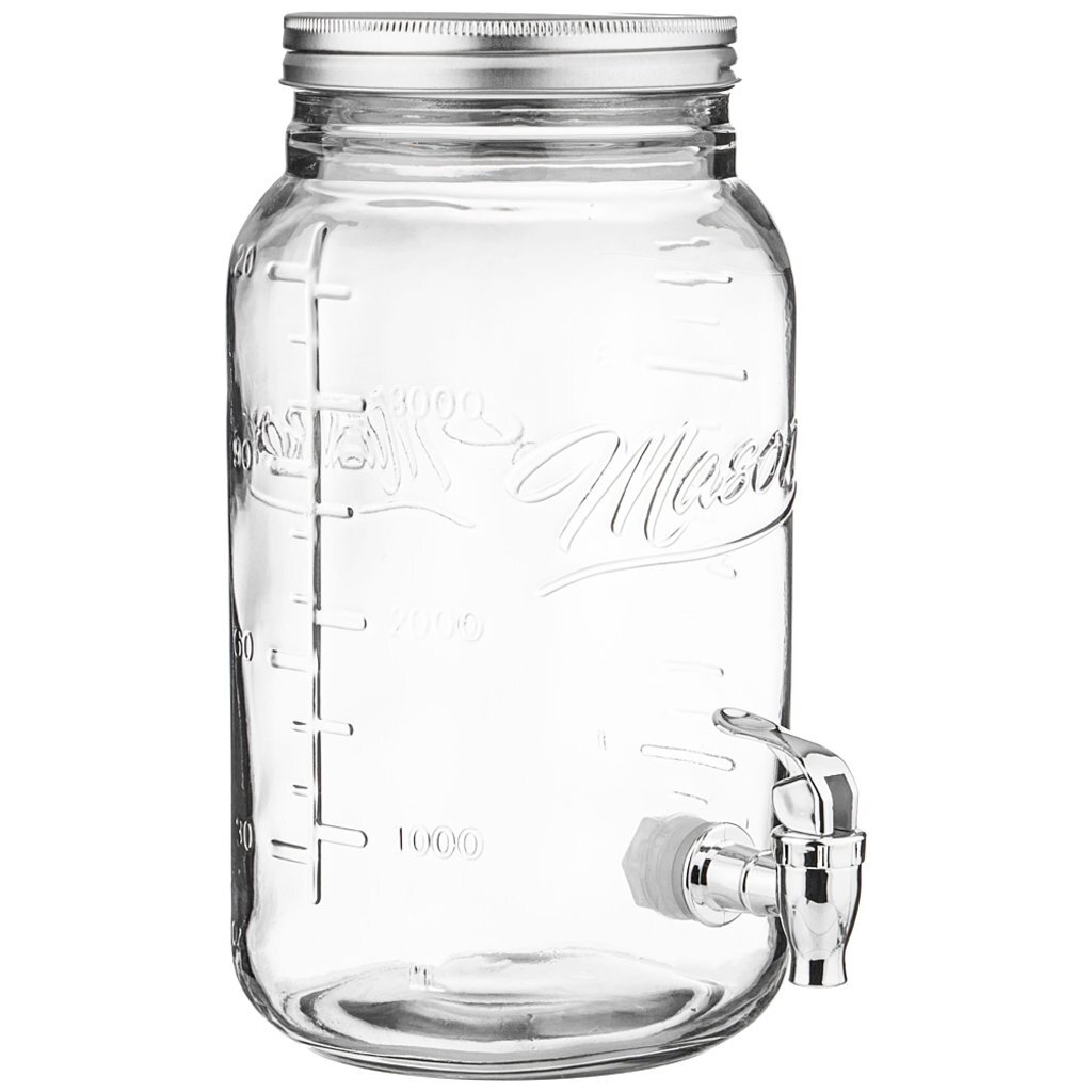 

Диспенсер 4 л 15.2х15.2х28.8 см 172-101, Прозрачный