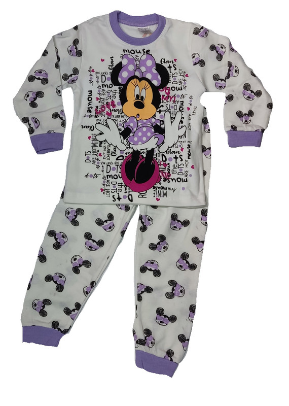 Пижама детская Supermini 68040-110, фиолетовый, 110