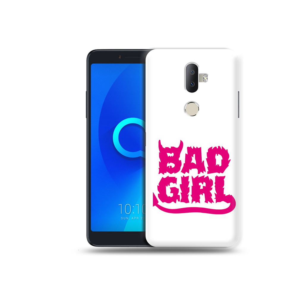

Чехол MyPads Tocco для Alcatel 3V плохая девочка, Прозрачный, Tocco