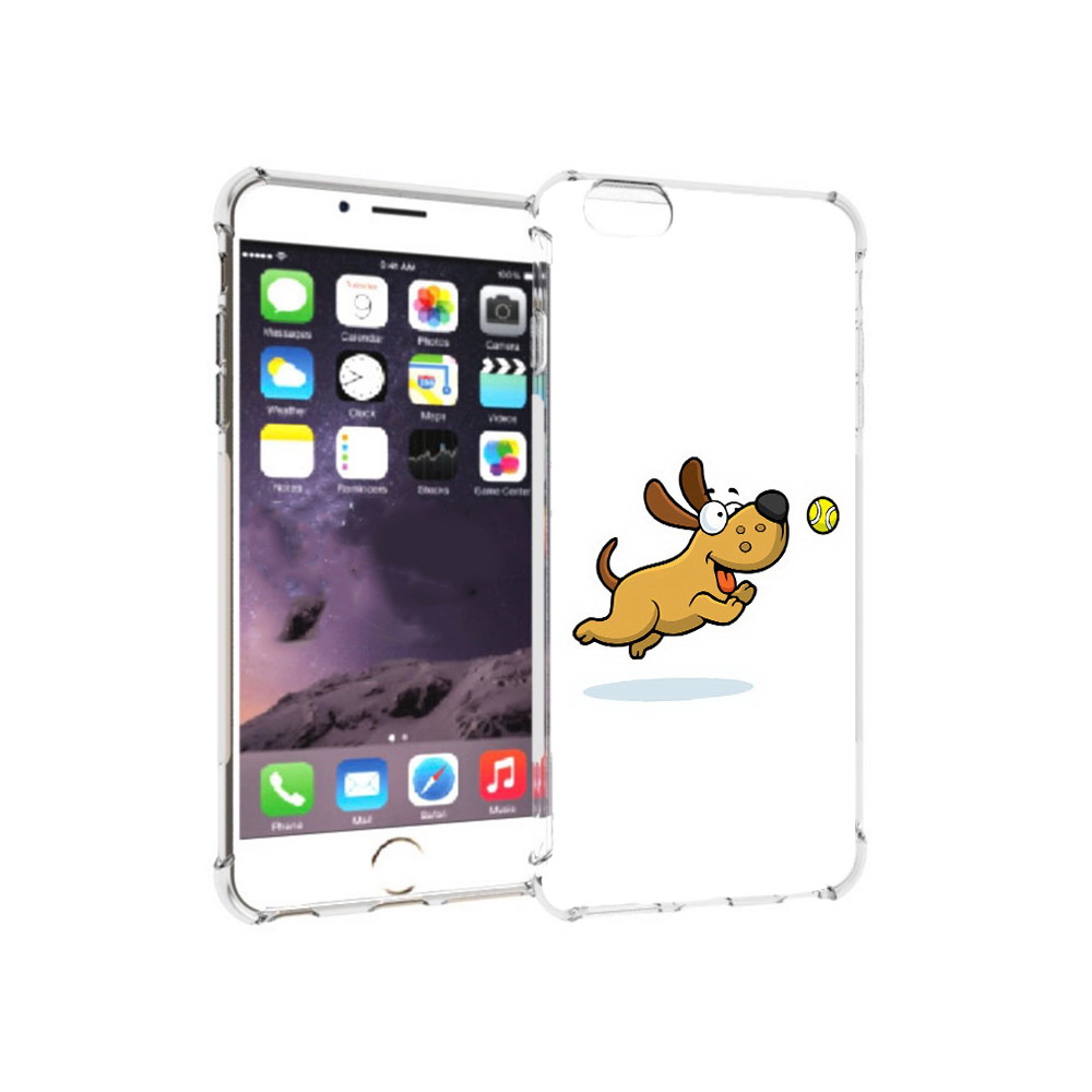 

Чехол MyPads Tocco для Apple iPhone 6 Plus пёсик, Прозрачный, Tocco