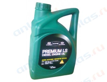 Масло Hyundai 530 Premium LS Diesell моторное полусинтетическое 4 л 4403₽
