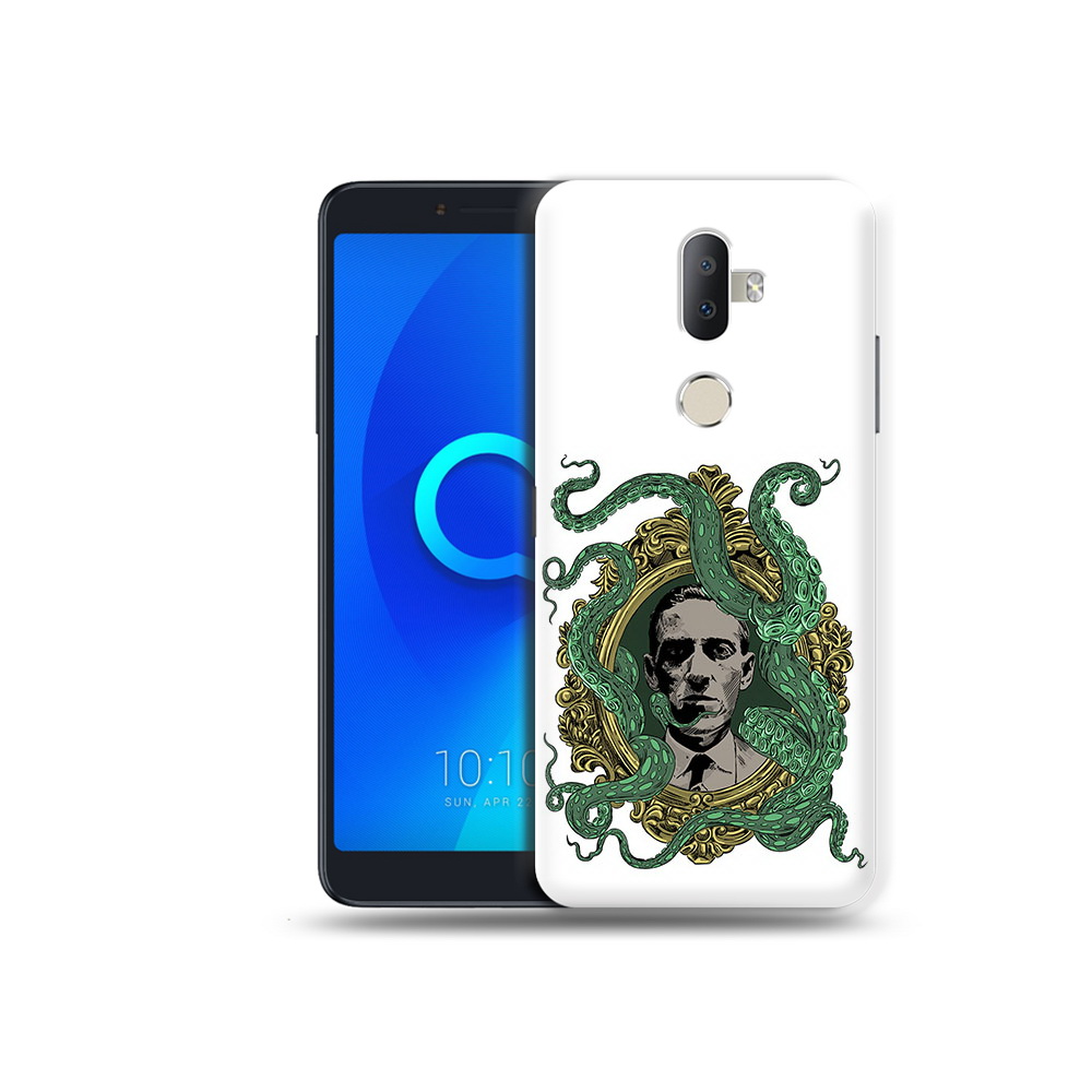 

Чехол MyPads Tocco для Alcatel 3V портрет с кракеном, Прозрачный, Tocco
