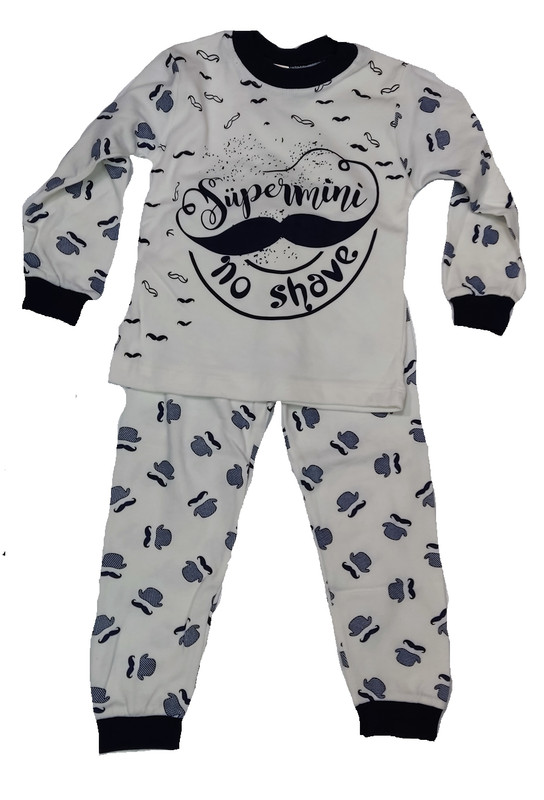 Пижама детская Supermini 60029-110, синий, 110