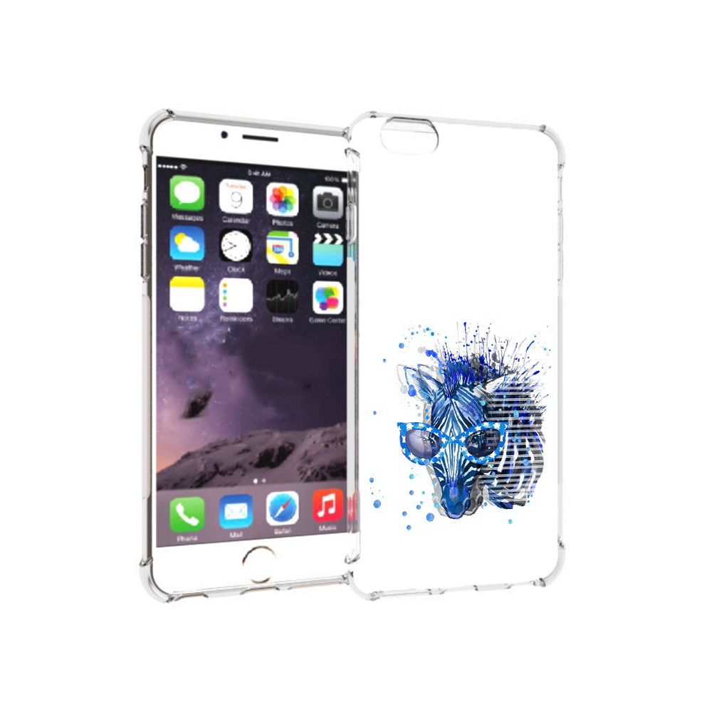 

Чехол MyPads Tocco для Apple iPhone 6 Plus расплывчатая зебра, Прозрачный, Tocco