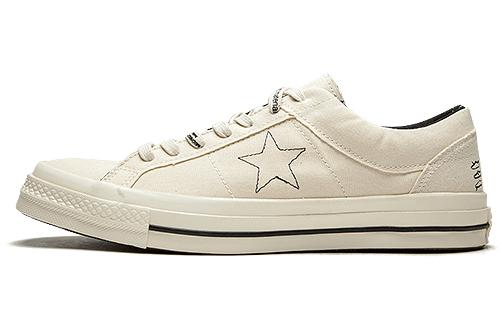 

Кеды унисекс Converse Midnight Studios One Star Ox Cream белые 46.5 EU, Белый, Midnight Studios x Converse One Star Ox Cream