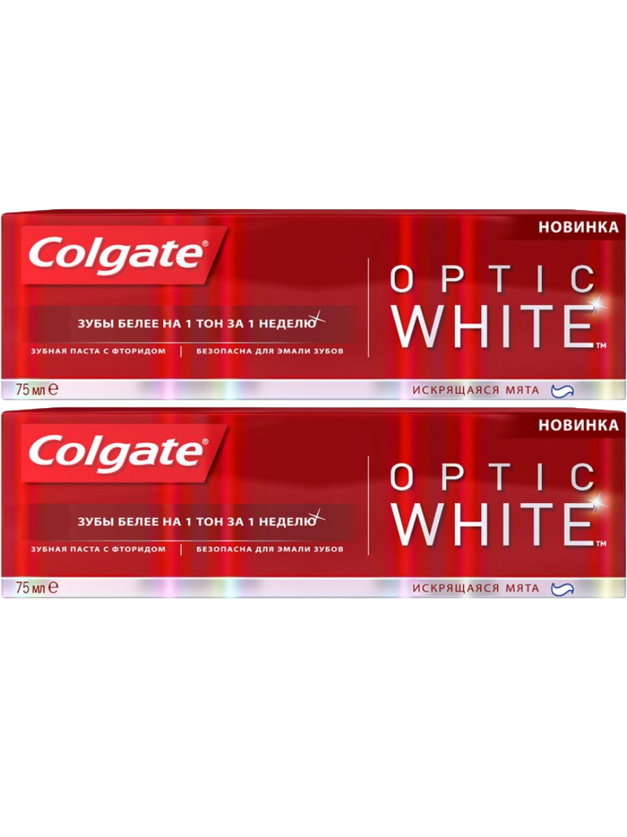 

Комплект Зубная паста Colgate OPTIC WHITE 75 мл х 2 шт., OPTIC WHITE