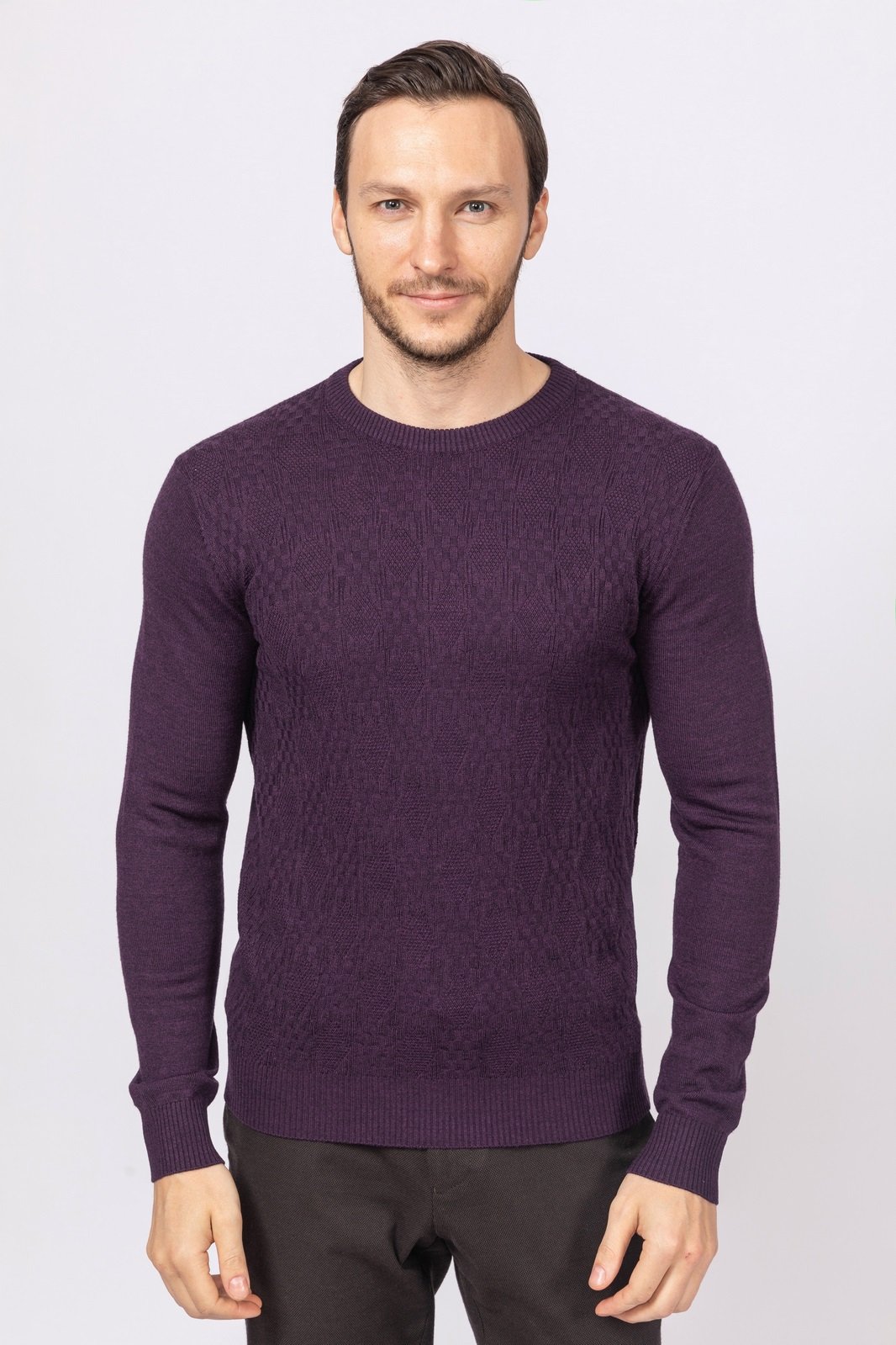

Джемпер мужской Kanzler 18W-CW22-T/18 фиолетовый M, 18W-CW22-T/18