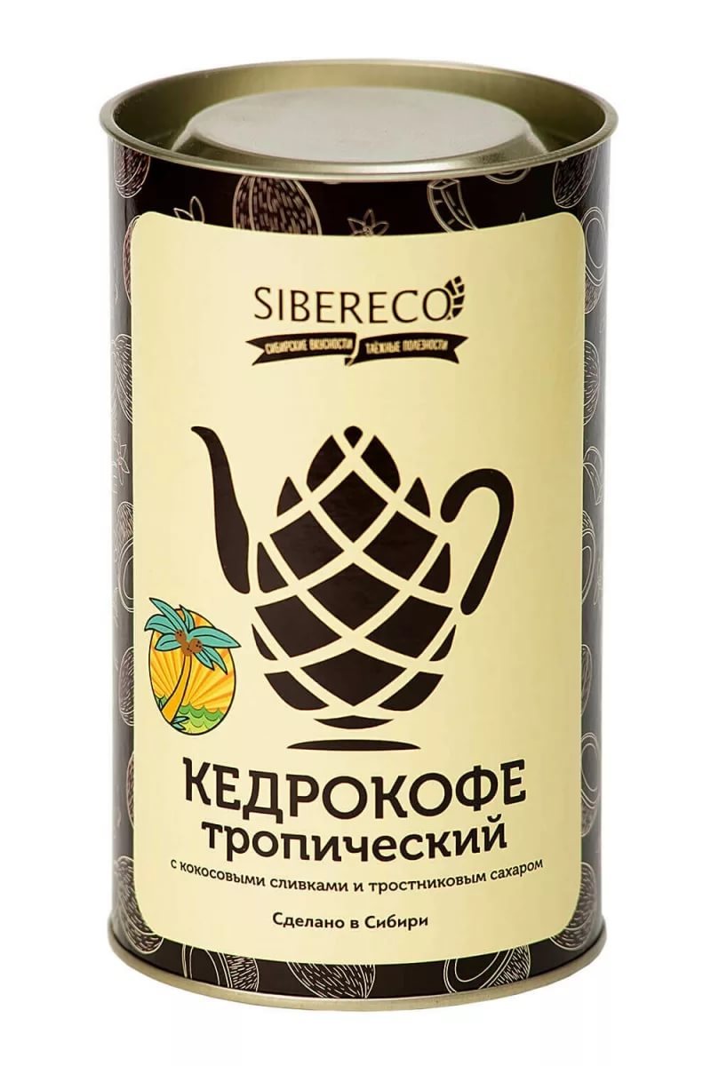 

Кедрокофе "Тропический" в тубусе 500 гр.