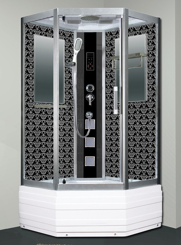

Душевая кабина Niagara Lux 7798B черный 100х100 см