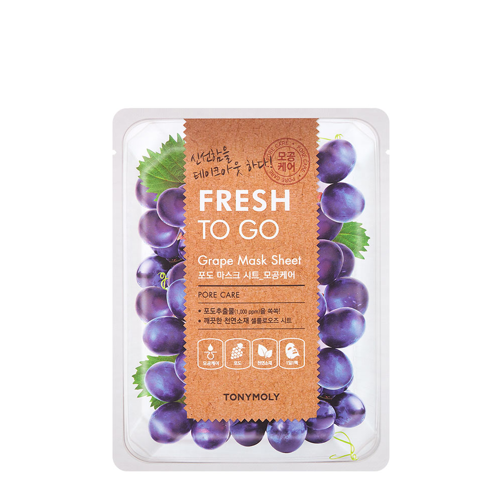 Маска для лица Tony Moly Fresh To Go Grape Mask Sheet