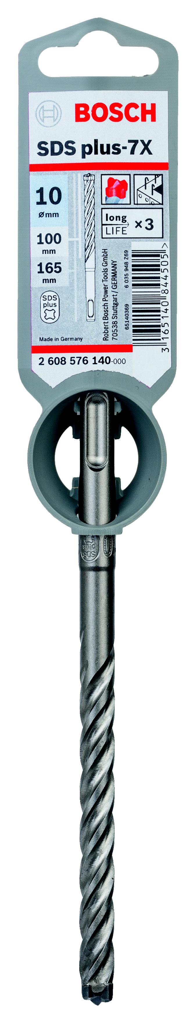 

Бур BOSCH Ф10х165мм SDS+ (2608576140), Ф10х165мм SDS+ (2608576140)