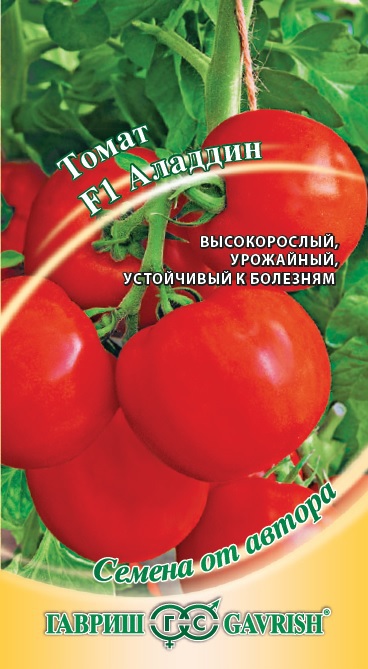 

Семена овощей Гавриш Томат Аладдин F1 0,1 г