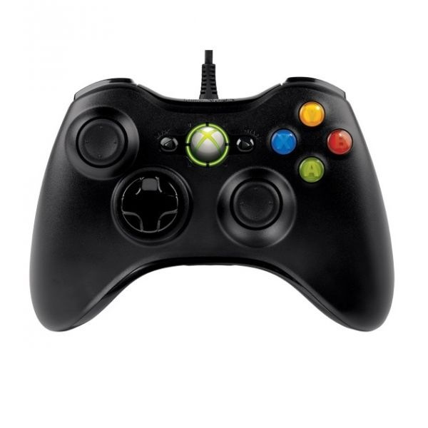 фото Геймпад проводной x360 controller (no original) для pc xbox 360 black