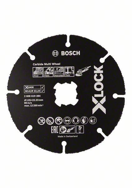 Пильный диск BOSCH Ф125хX-LOCK (2608619284 X-lock) корундовые отрезные диски proxxon