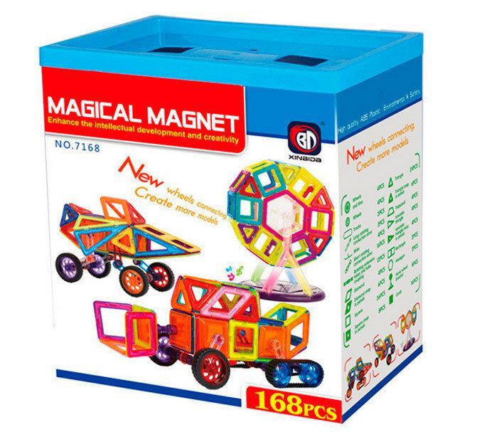 

Магнитный конструктор Xinbida Magical Magnet 168 деталей, Магнитный конструктор 'Magical Magnet' 168 деталей