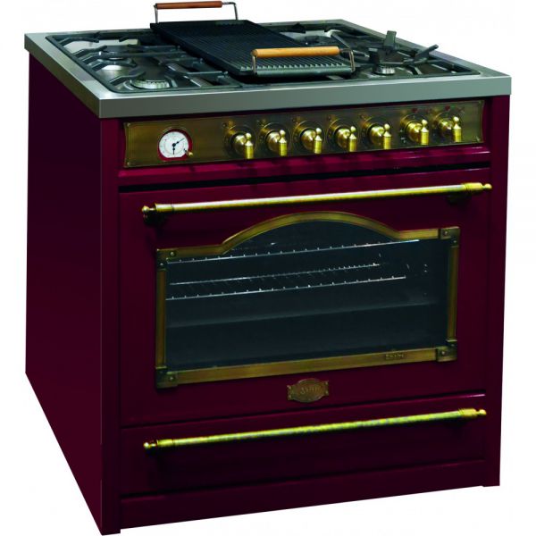 Комбинированная плита Kaiser HGE 93555 RotEm Dark Red комбинированная плита cezaris пгэ 1000 03 k brown