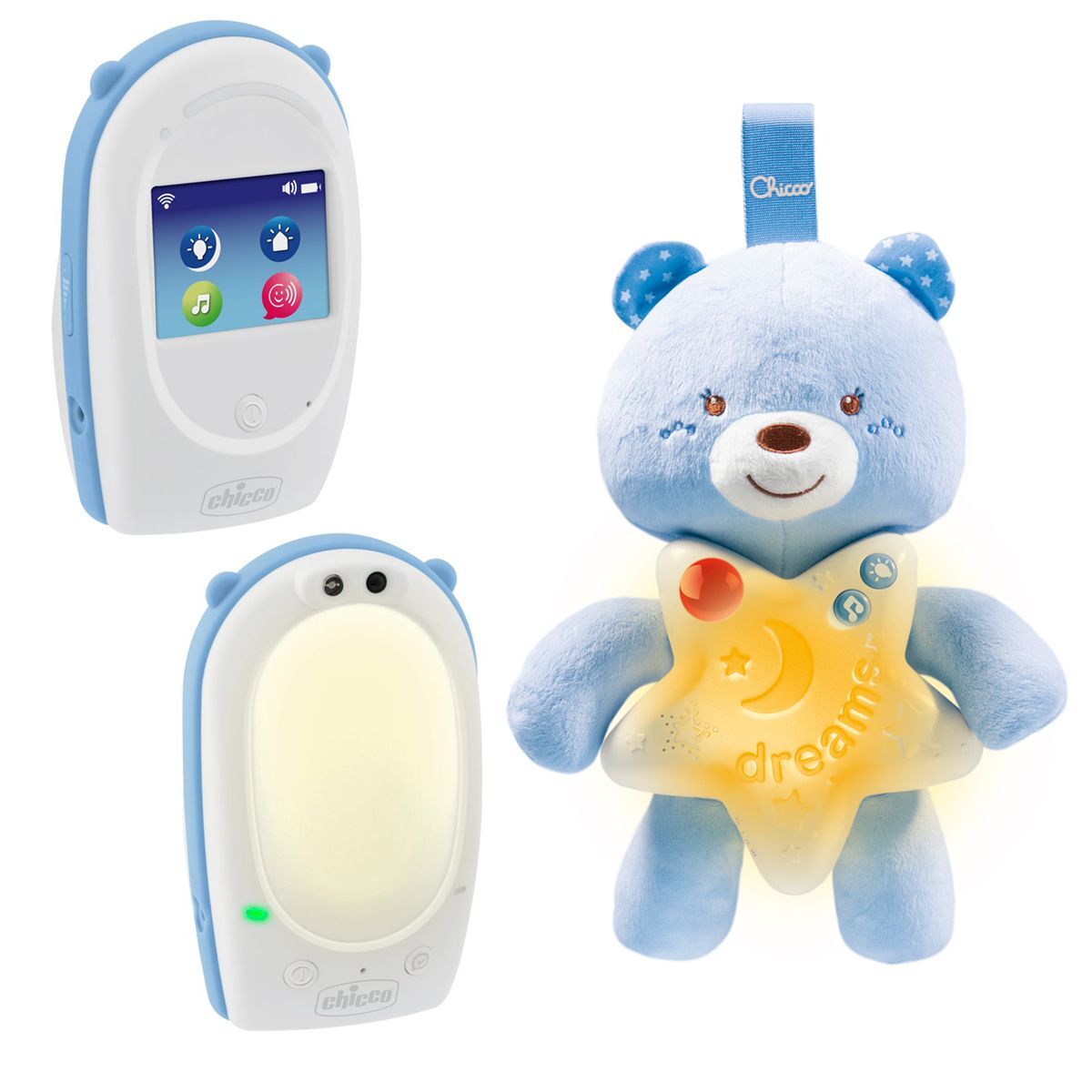 

Подарочный набор для мальчика Chicco First Dreams радионяня + мишка