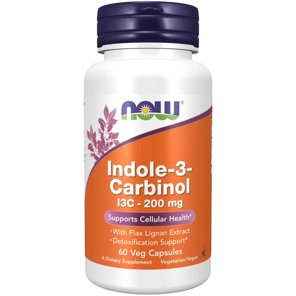 Антиоксидант NOW Indole-3-Carbinol 60 капс. натуральный